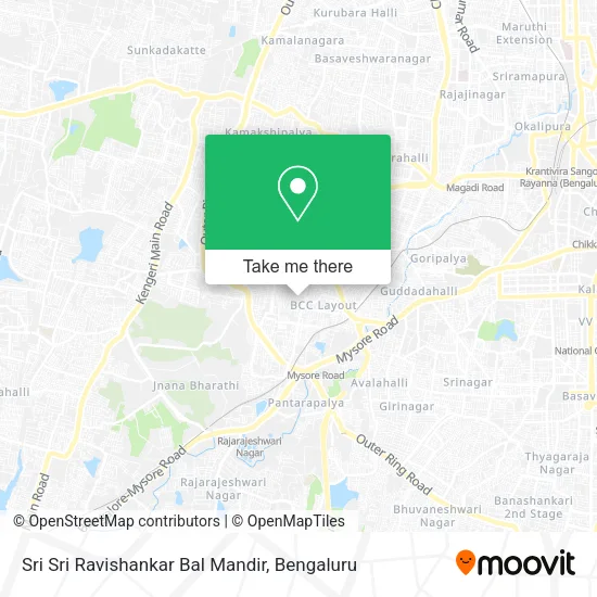 Sri Sri Ravishankar Bal Mandir map