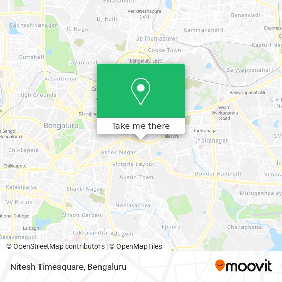 Nitesh Timesquare map