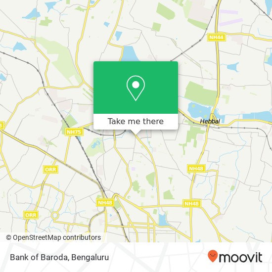 Bank of Baroda map