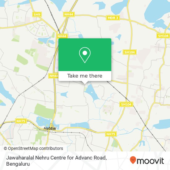 Jawaharalal Nehru Centre for Advanc Road map