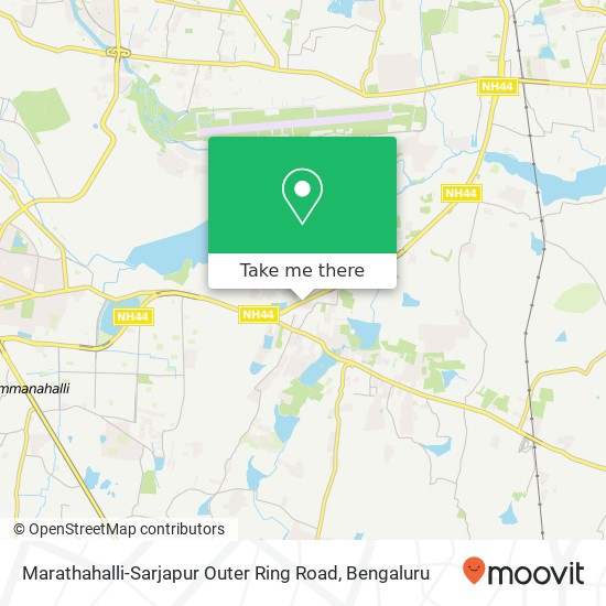 Marathahalli-Sarjapur Outer Ring Road map