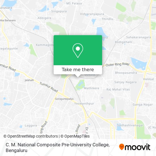 C. M. National Composite Pre-University College map