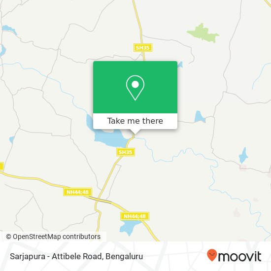 Sarjapura - Attibele Road map