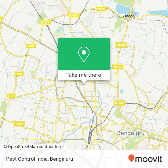 Pest Control India map