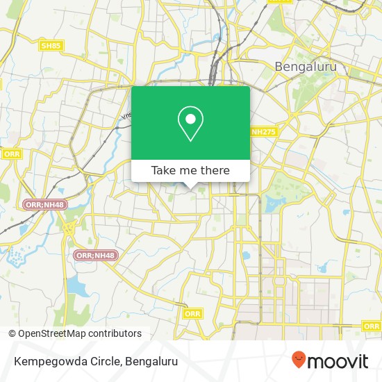 Kempegowda Circle map