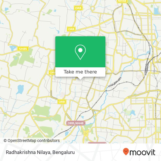 Radhakrishna Nilaya map