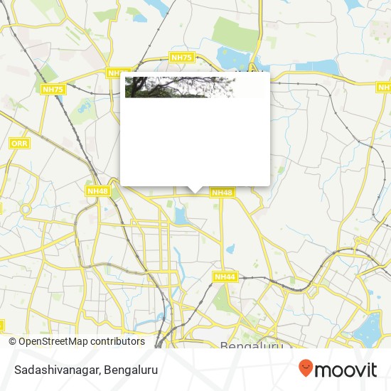 Sadashivanagar map