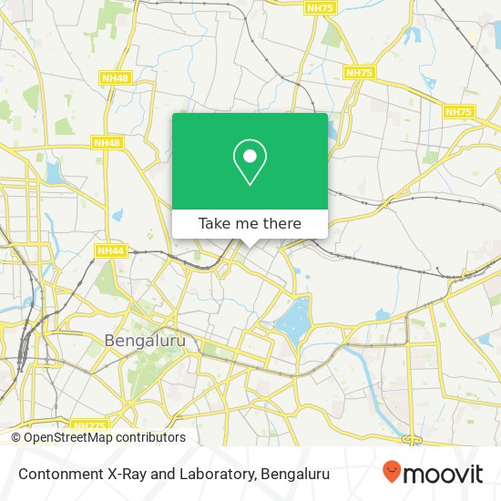 Contonment X-Ray and Laboratory map