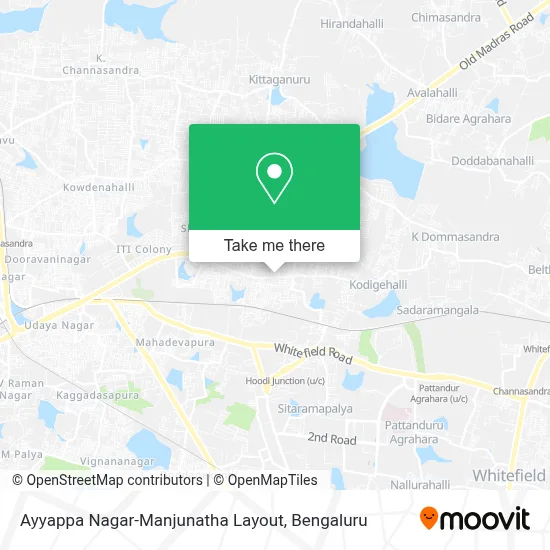 Ayyappa Nagar-Manjunatha Layout map