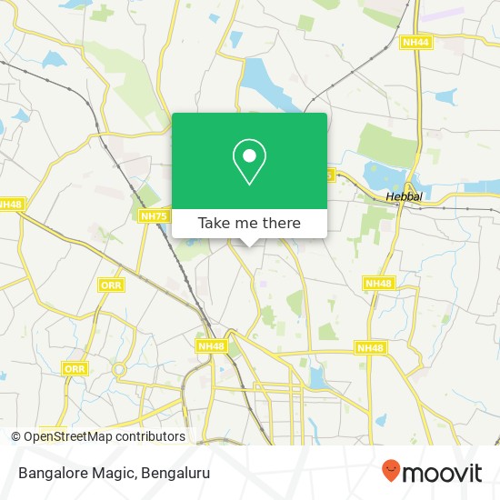 Bangalore Magic map