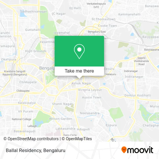 Ballal Residency map