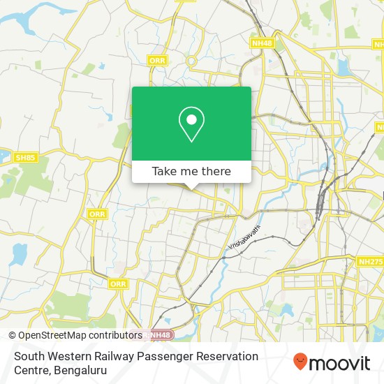 South Western Railway Passenger Reservation Centre map