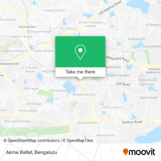 Akme Ballet map
