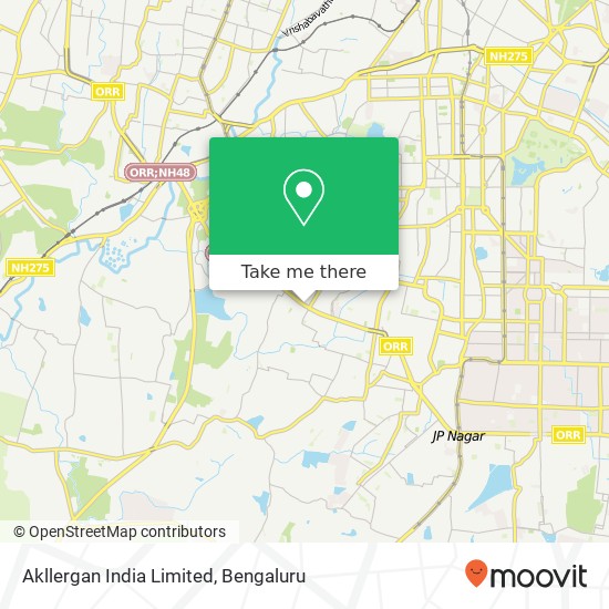 Akllergan India Limited map