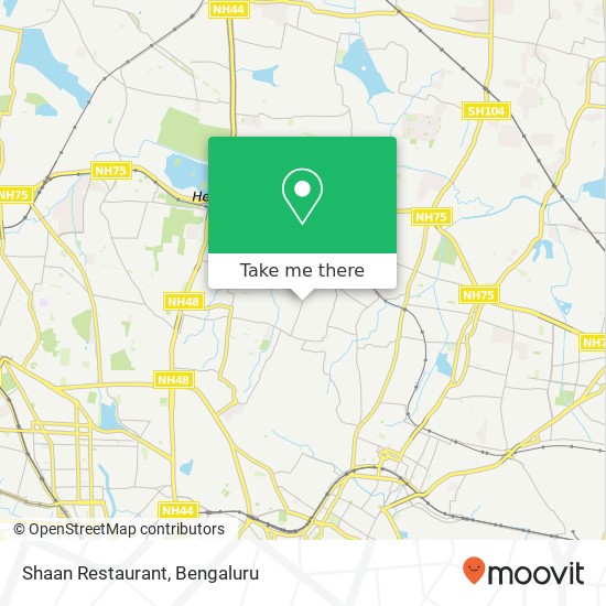 Shaan Restaurant map