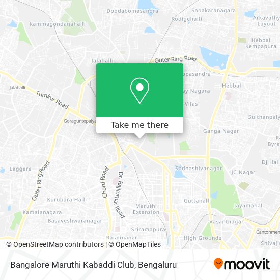 Bangalore Maruthi Kabaddi Club map