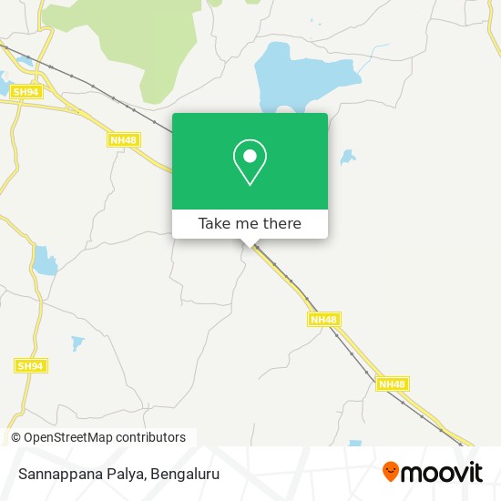Sannappana Palya map