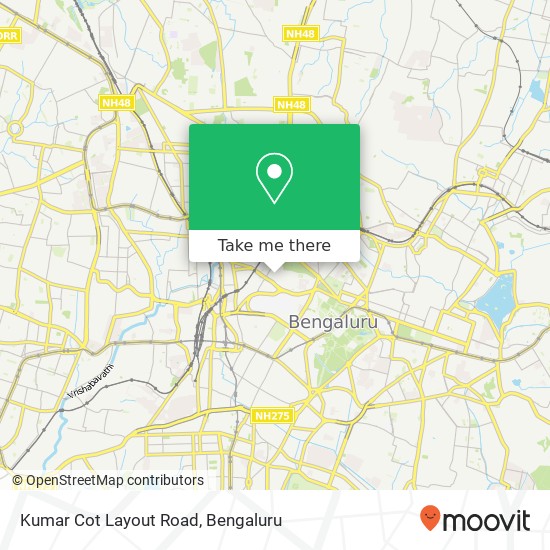 Kumar Cot Layout Road map
