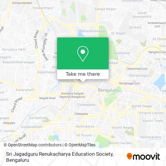 Sri Jagadguru Renukacharya Education Society map