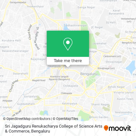 Sri Jagadguru Renukacharya College of Science Arts & Commerce map