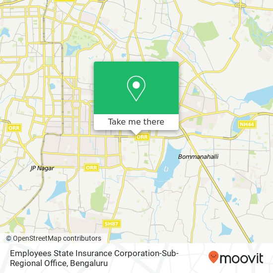 Employees State Insurance Corporation-Sub-Regional Office map