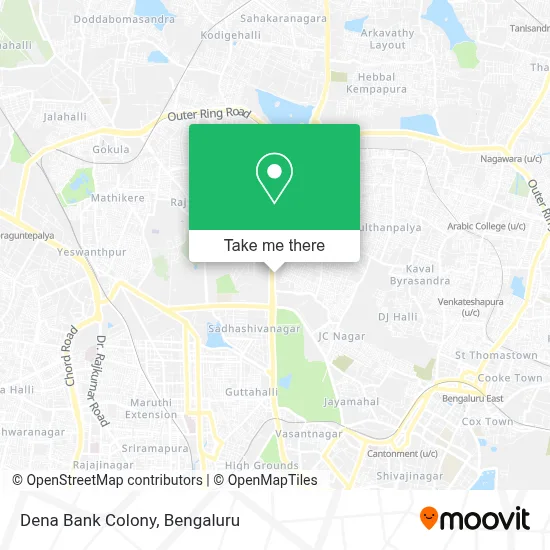 Dena Bank Colony map
