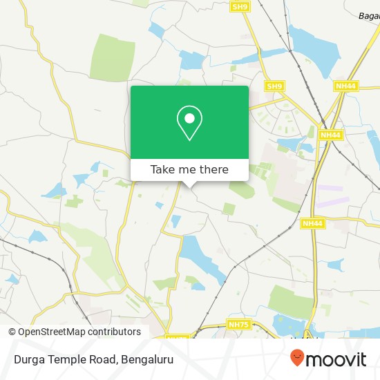 Durga Temple Road map