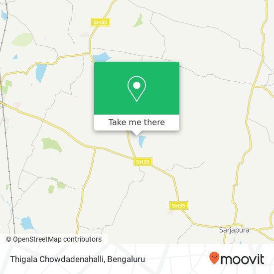 Thigala Chowdadenahalli map