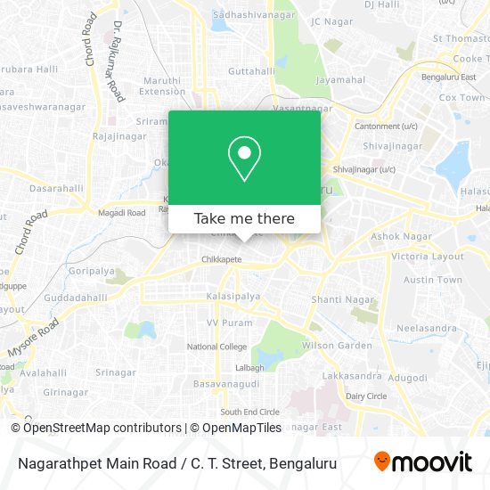 Nagarathpet Main Road / C. T. Street map