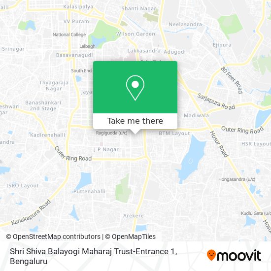 Shri Shiva Balayogi Maharaj Trust-Entrance 1 map