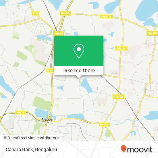 Canara Bank map