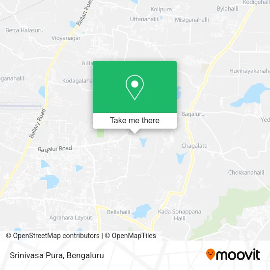 Srinivasa Pura map