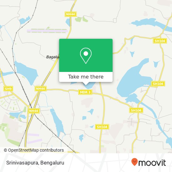 Srinivasapura map