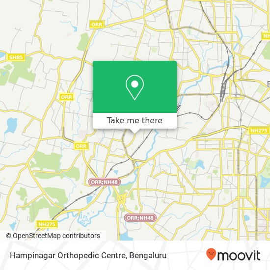 Hampinagar Orthopedic Centre map