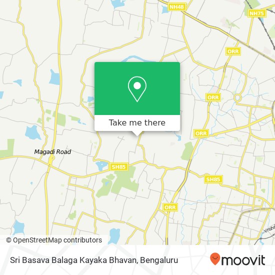 Sri Basava Balaga Kayaka Bhavan map