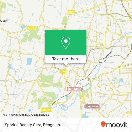 Sparkle Beauty Care map