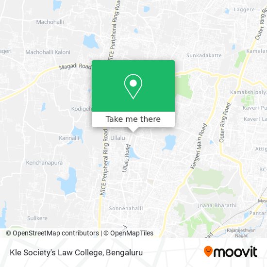 Kle Society's Law College map