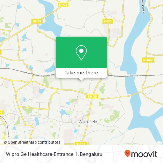 Wipro Ge Healthcare-Entrance 1 map