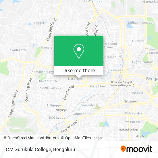 C.V Gurukula College map