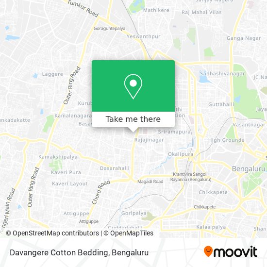 Davangere Cotton Bedding map