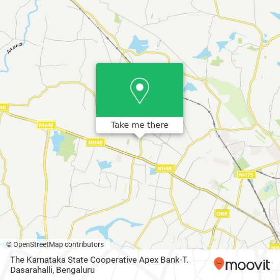 The Karnataka State Cooperative Apex Bank-T. Dasarahalli map