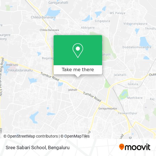 Sree Sabari School map