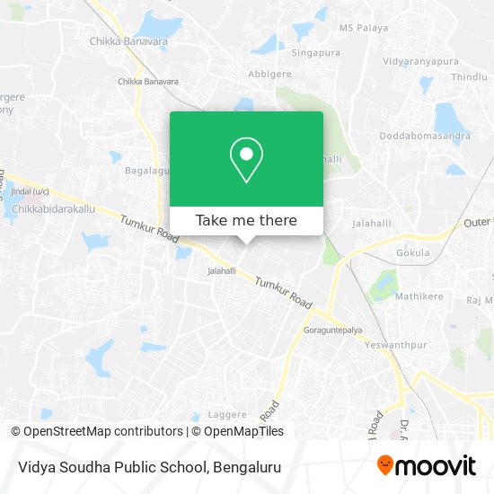 Vidya Soudha Public School map