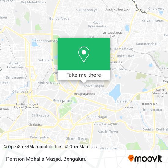 Pension Mohalla Masjid map