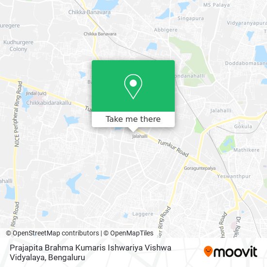 Prajapita Brahma Kumaris Ishwariya Vishwa Vidyalaya map