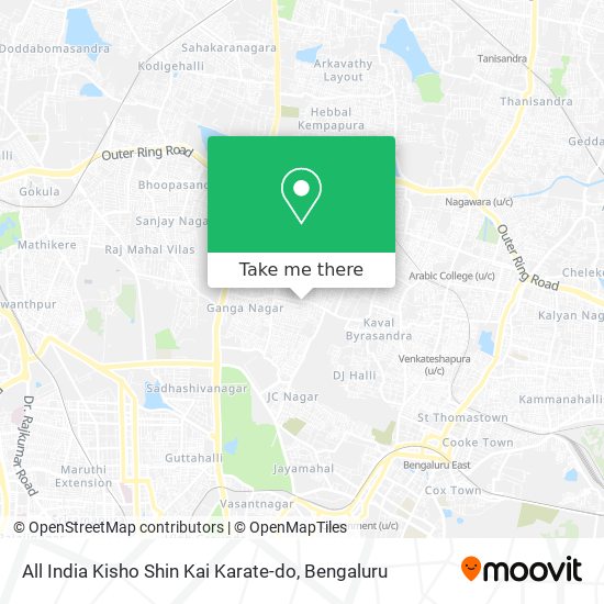 All India Kisho Shin Kai Karate-do map