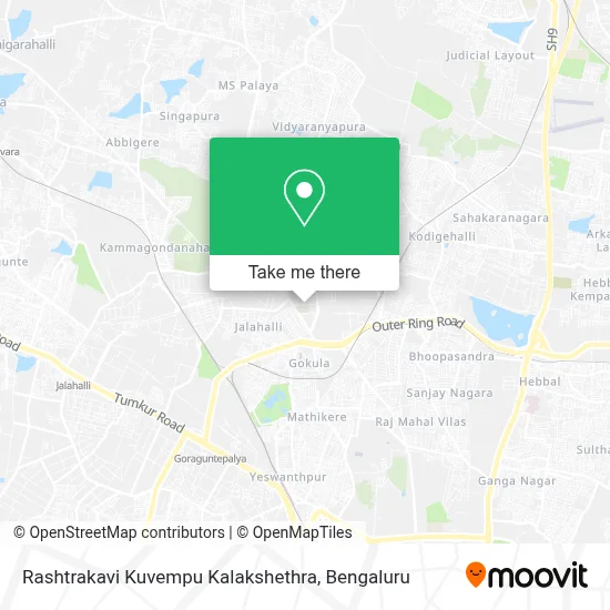 Rashtrakavi Kuvempu Kalakshethra map