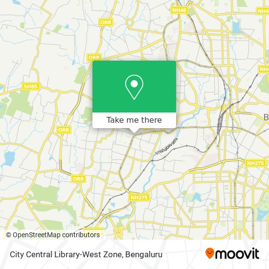 City Central Library-West Zone map