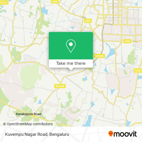 Kuvempu Nagar Road map