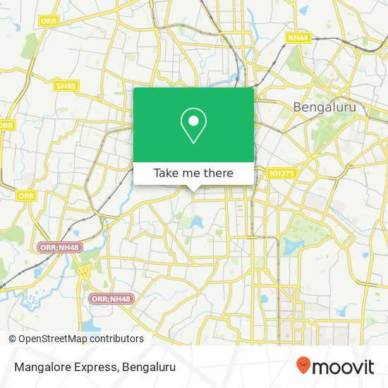 Mangalore Express map